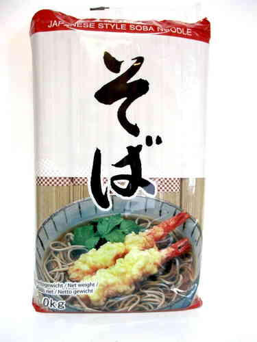 Cha Soba 蕎麦  Japannische Buchweizennudeln 1,3 KG