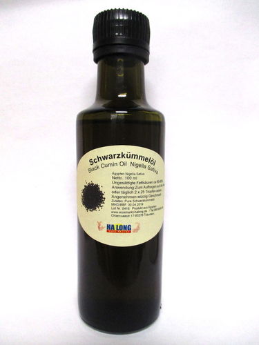 Schwarzkümmelöl 100 ml, Black Cumin Oil, Nigella Sativa aus Ägypten