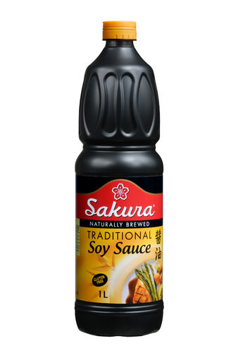 SAKURA Traditional Gluten free Soy Sauce, Sojasauce Glutenfrei 1000 ML