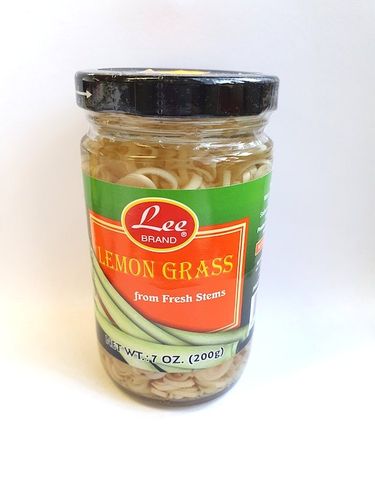 Lemon Grass, Zitronengras gehackt und eingelegt 200g